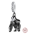 Charm Sterling silver 925 Gorilla, animal bracelet pendant