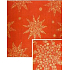 Nekupto Christmas gift wrapping paper 70 x 150 cm Red, golden snowflake stars