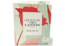 Lanvin Les Fleurs Sweet Jasmine toaletní voda pro ženy 2 ml s rozprašovačem, odstřik