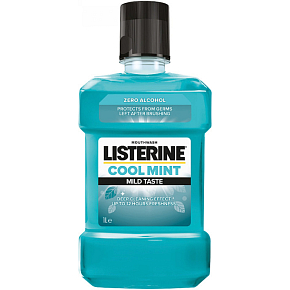 Listerine Cool Mint Mild Taste Mouthwash, 1 L