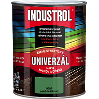 Industrol S2013 universal gloss topcoat for metal and wood, 5080 pea green, 750 ml