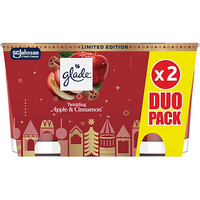 GLADE CANDLE 2 x 112 G DUOPACK APPLE 9997