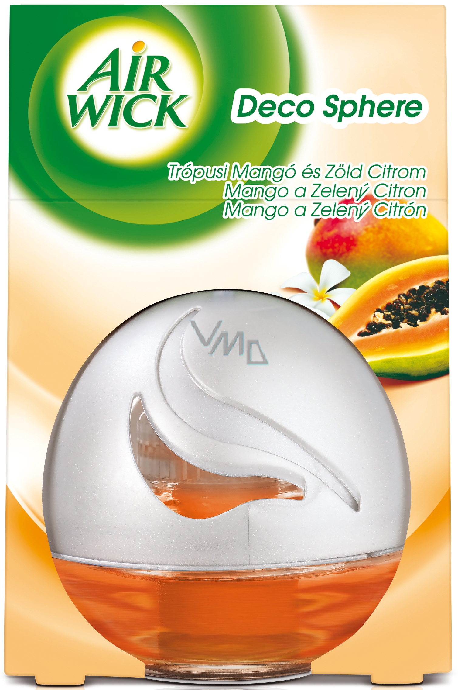 Air Wick Decosphere Mango and Green Lemon Air Freshener 75 ml VMD