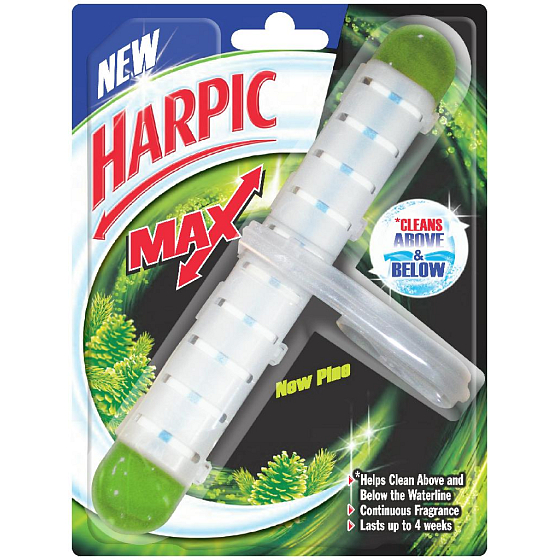 Harpic Max Scent of wood WC block 43 g