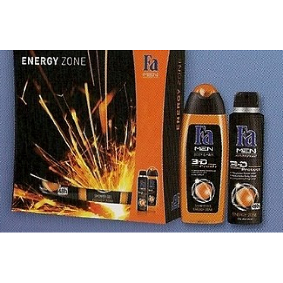 Fa Men 3D Energy Zone Shower Gel 250 ml + deospray 150 ml, cosmetic set