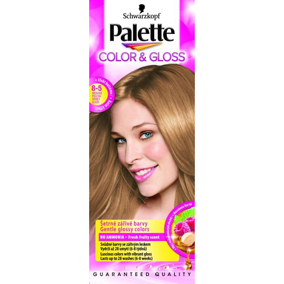 Schwarzkopf Palette Color & Gloss hair color 8 - 5 Honey icing