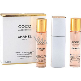 Chanel Coco Mademoiselle EdT 100 ml eau de toilette Ladies 3 x 20 ml