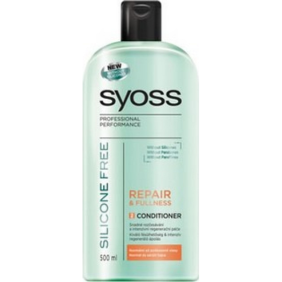 Syoss Repair & Fullnessbez Silicone Free Silicone Hair Conditioner 500 ml