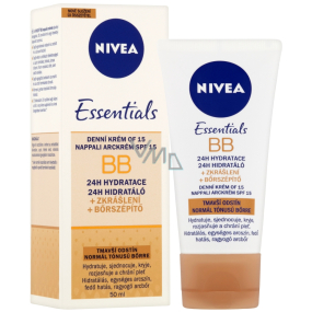 Nivea Essentials day BB cream OF15, darker shade 50 ml