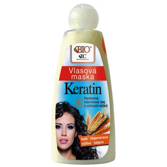 Bione Cosmetics Keratin & Cereal Sprouts Hair Mask 260 ml