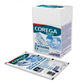 Corega Tabs Antibacterial 3min cleaning tablets for dental prostheses 15 x 6 pieces