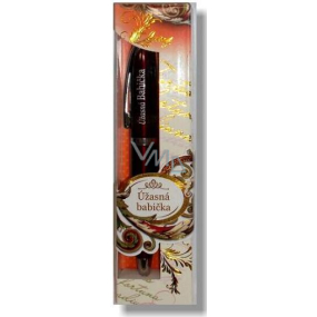 Nekupto Monogram luxury gift pen with dedication Amazing grandmother