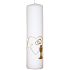 Lima Wedding Candle Heart and Rings Altar Candle White Cylinder 60 x 220 mm 1 piece