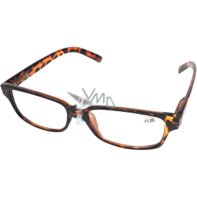 Berkeley Reading glasses +3.0 plastic brown tiger 1 piece MC2125