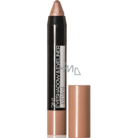 Gabriella Salvete Eyeshadow & Eyeliner 2in1 metallic eyeshadow and pencil 03 Rose 3.5 g