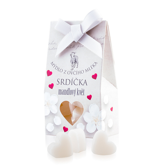 NeoCos Almond Flower Sheep Milk Soap Heart 6 x 2 g