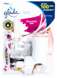 Glade Electric Scented Oil Relaxing Zen - Japanese garden electric air freshener machine with liquid refill 20 ml