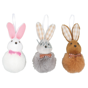 Plush bunny for hanging 10 cm 1 piece