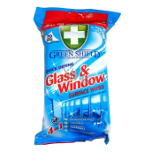 Green Shield 4in1 Windows and glass surfaces wet cleaning wipes 70 pieces