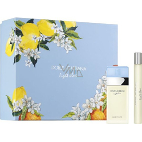 Dolce & Gabbana Light Blue eau de toilette for women 25 ml + eau de toilette 10 ml travel pack, gift set