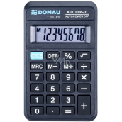 Donau Tech Pocket Calculator 8 digits black 114 x 69 x 18 mm