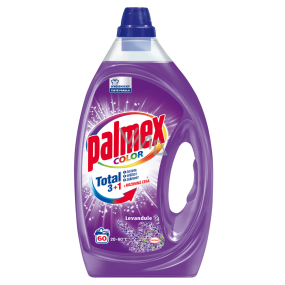 Palmex 6 Color Lavender liquid laundry gel for white and coloured laundry 60 doses 3 l