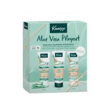 Kneipp Aloe Vera moisturizing hand cream 75 ml + shower balm 75 ml + body lotion 75 ml, cosmetic set for women