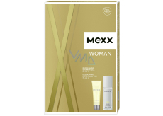 Mexx Woman perfumed deodorant glass 75 ml + shower gel 50 ml, cosmetic set for women