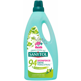Sanytol 94% plant-derived universal disinfectant cleaner for floors and surfaces 1 l