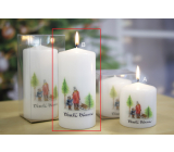 Lima Christmas card candle cylinder 70 x 150 mm 1 piece