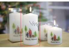 Lima Christmas card candle cylinder 70 x 150 mm 1 piece