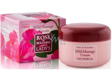 Rose of Bulgaria massage face cream with rose water and almond and coconut oil 330 ml