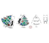 Charm Sterling silver 925 Christmas tree, Christmas charm, Christmas bracelet bead