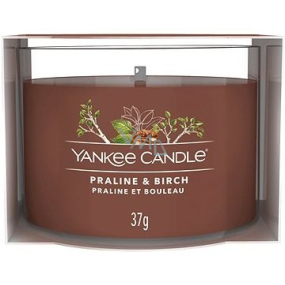 Yankee Candle Praline & Birch - Praline and birch scented candle votive glass 37 g