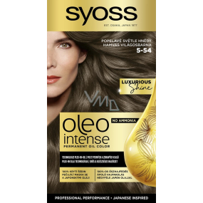 Syoss Oleo Intense Color hair color without ammonia 5-54 ashy light brown