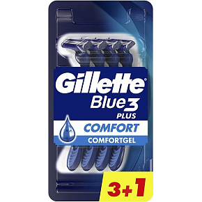 GILLETTE Blue3 Plus Comfort 3 + 1 pcs