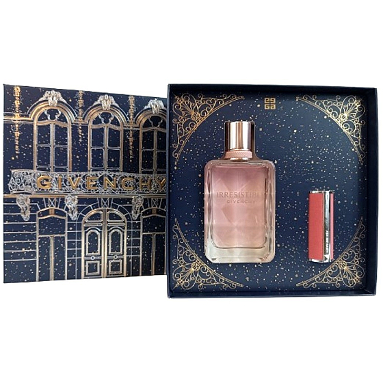 Givenchy Irresistible Eau de Parfum for Women 50 ml + Le Rouge Sheer Velvet Lipstick 27 1.5 g, Gift Set