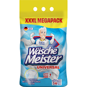 Wäsche Meister Universal Washing Powder, 140 washes, 10.5 kg