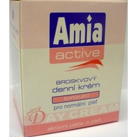 Amia Active peach day cream for normal skin 50 ml