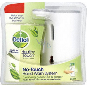 Dettol Green Tea with Ginger Touch-Free Soap Dispenser + Antibacterial Refill 250 ml