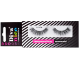 Diva & Nice False eyelashes 100% Human Hair No. 747M black 1 pair