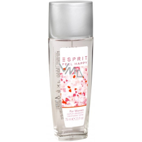 Esprit Feel Happy for Women perfumed deodorant glass for women 75 ml