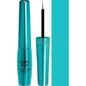 Golden Rose Style Liner Metallic Eyeliner Liquid Eyeliner 11 Turquoise 6.5g