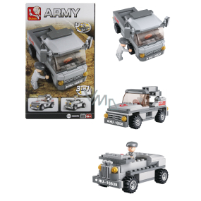 EP Line Sluban Army 9v1, Military transport vehicle 3v1, 108 pieces, recommended age 6+