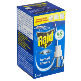 Raid Liquid Refill for Electric Vaporizer 45 Nights Against Flying Insects 31 ml