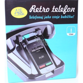 Albi Retro mobile phone black 18 x 14.5 x 12.5 cm