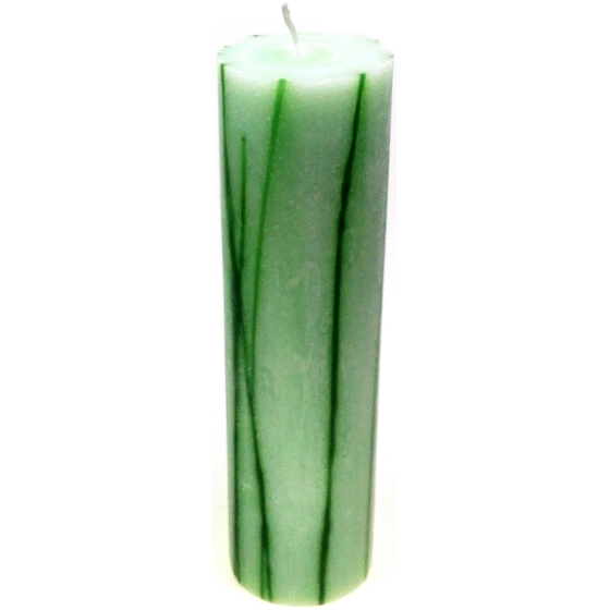 Lima Rustik aromatic scented candle green cylinder 70 x 250 mm 1 piece