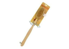 Best Choice Body bath brush with removable wooden handle 41 cm