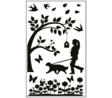 Switch stickers silhouettes in the park no.2 24 x 15 cm
