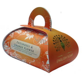 English Soap Orange Patchouli natural perfumed soap with shea butter 260 g